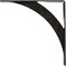 Ekena Millwork Legacy Steel Bracket, Antiqued Silver 2"W x 16"D x 16"H BKTM02X16X16LEASV - alternate 9